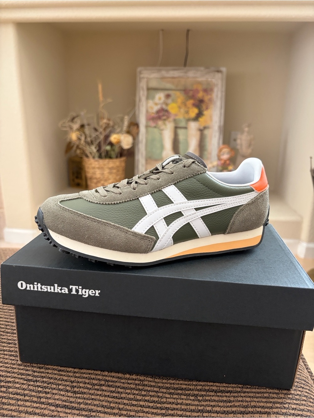 NIB Onitsuka Tiger EDR 78 Mantel Green Wht Sz.6.5 Women’s Unisex NEW